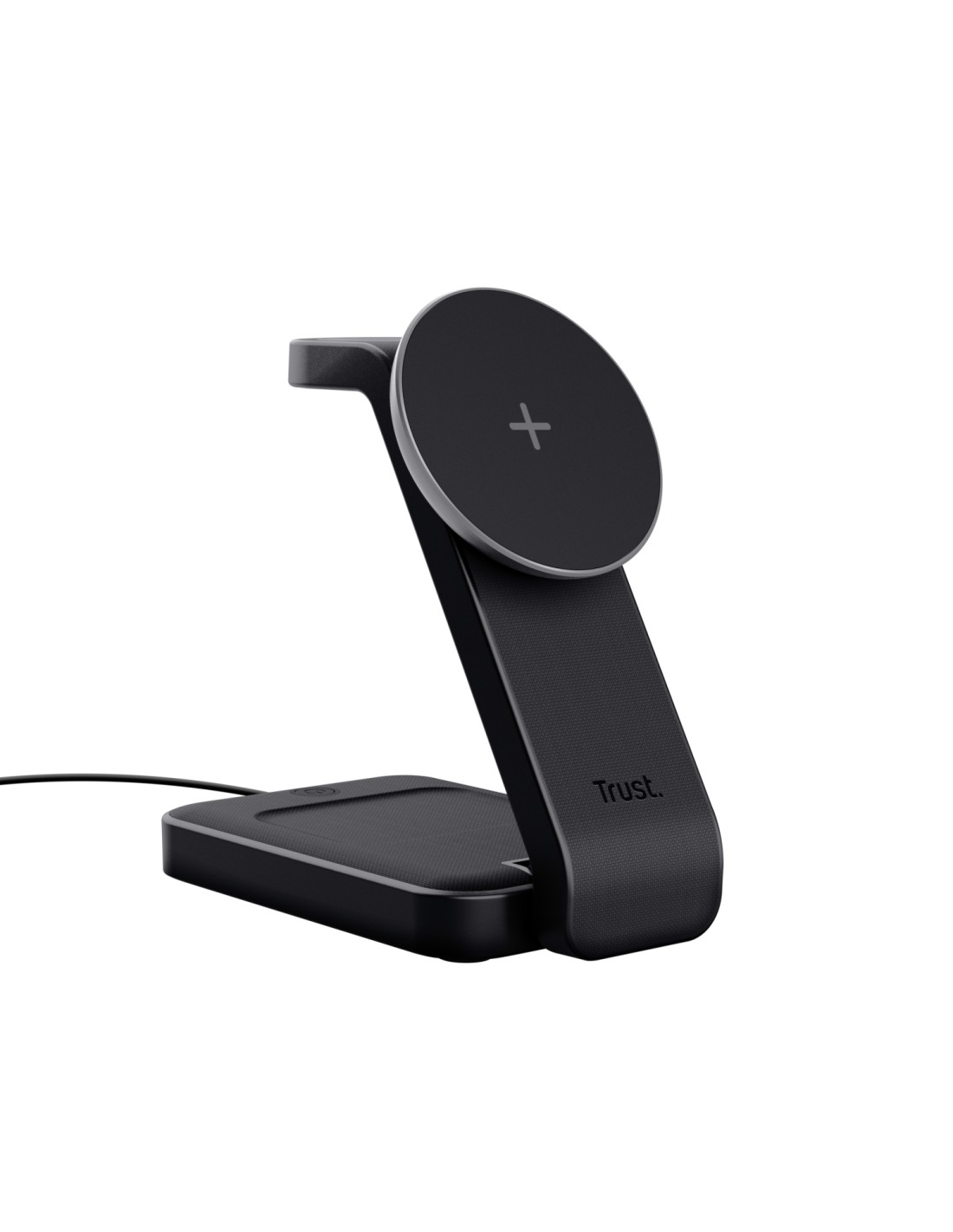 Trust Viro Auriculares, Auriculares, Smartphone, Reloj inteligente Negro USB Cargador inalámbrico