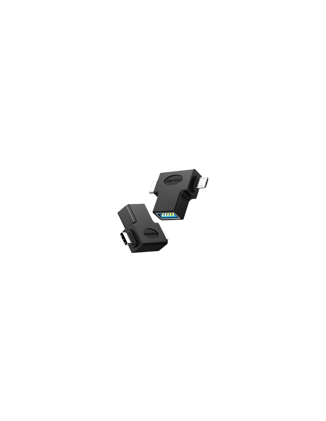 Vention Adaptador USB 3.0 CCVBB/ USB Tipo-C Macho - MicroUSB Macho