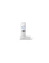 Philips D2501W/34 teléfono Teléfono DECT Identificador de llamadas Blanco