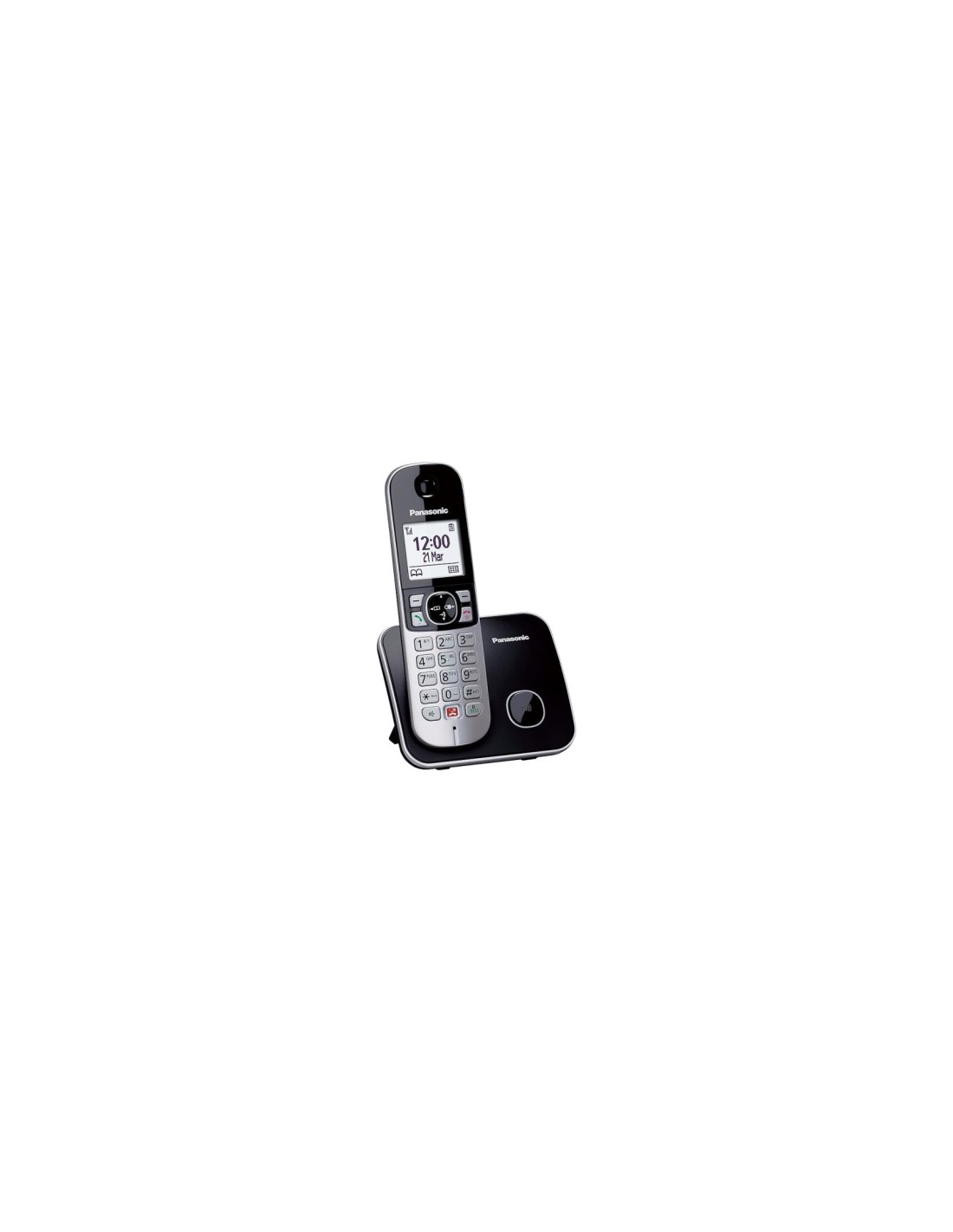 Panasonic KX-TG6851SPB teléfono Teléfono DECT Identificador de llamadas Negro, Gris