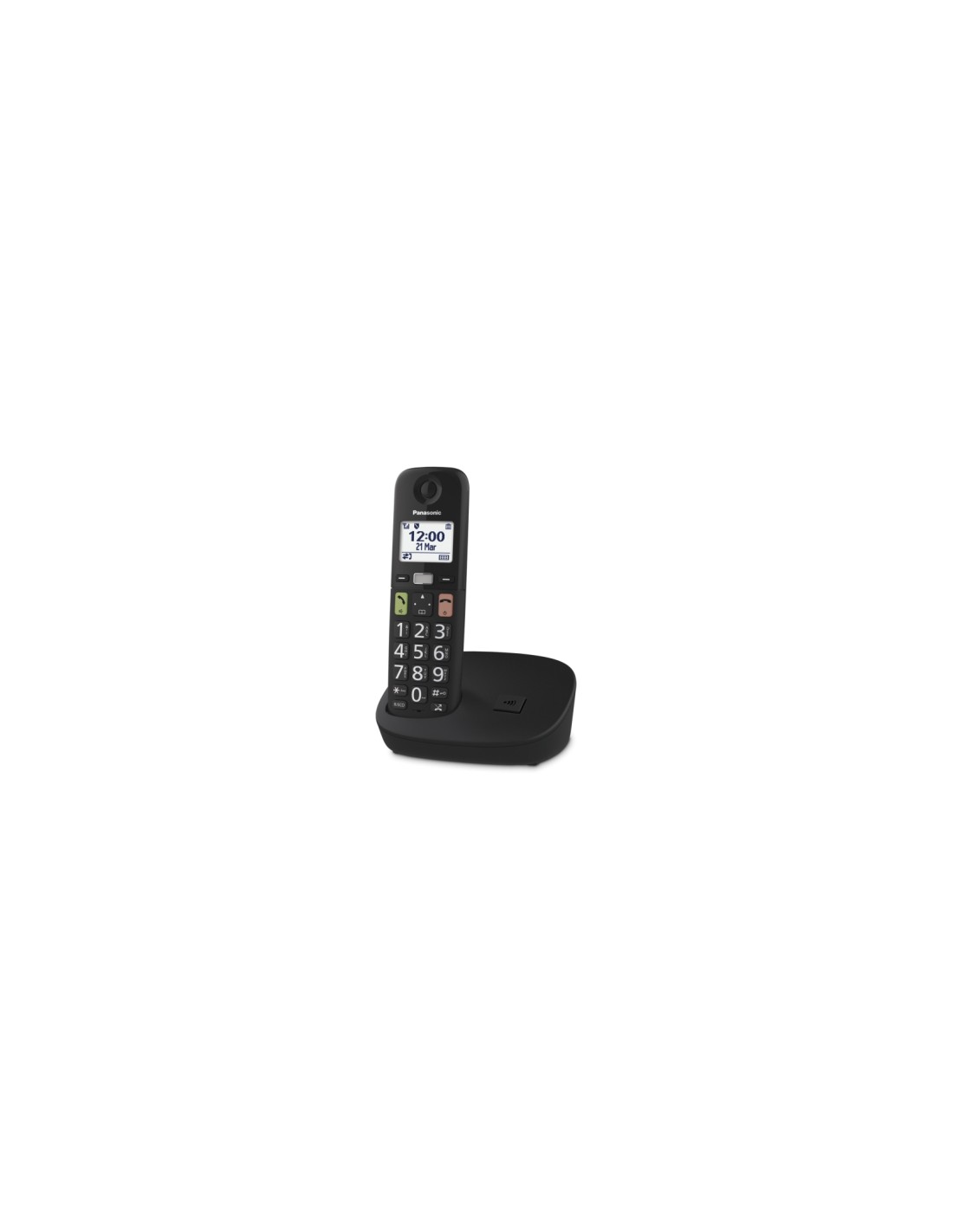 Panasonic KX-TGU110EXB teléfono Teléfono DECT Identificador de llamadas Negro