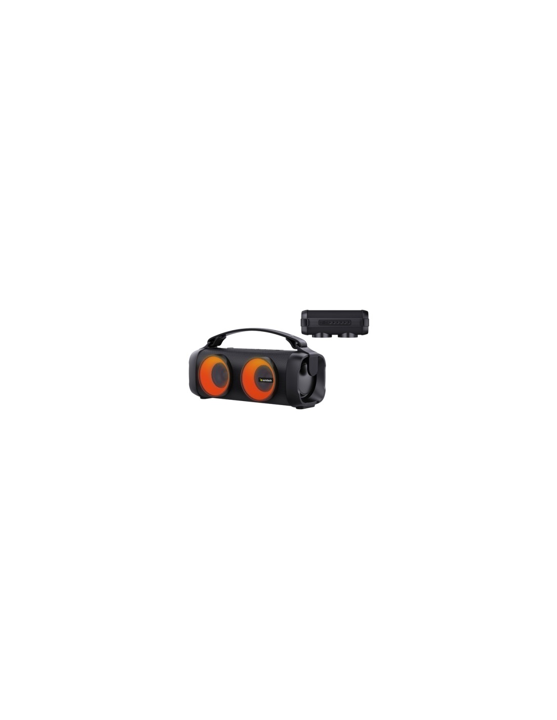 Sunstech MUSCLEBEAT Altavoz portátil estéreo Negro 16 W