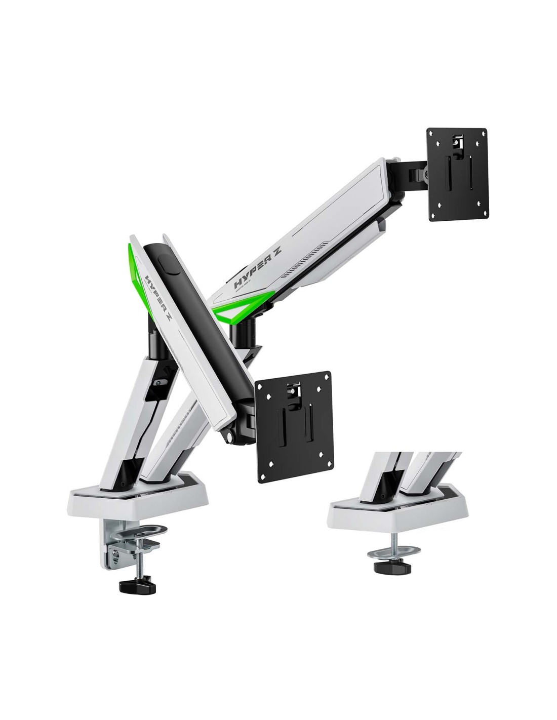 AISENS DT38TSR-345 soporte para monitor 96,5 cm (38") Escritorio Negro, Blanco