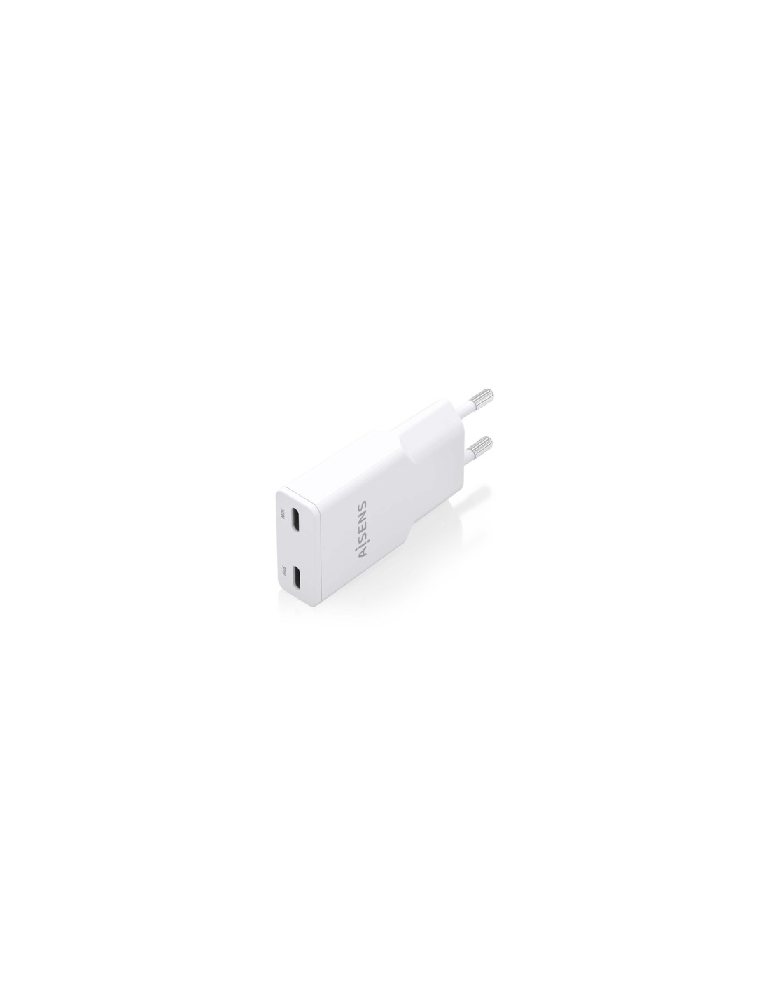 AISENS ASCH-30W2P048-W cargador de dispositivo móvil Cámara digital, MP3, MP4, Teléfono móvil, Navegante, Portátil, Consola de j