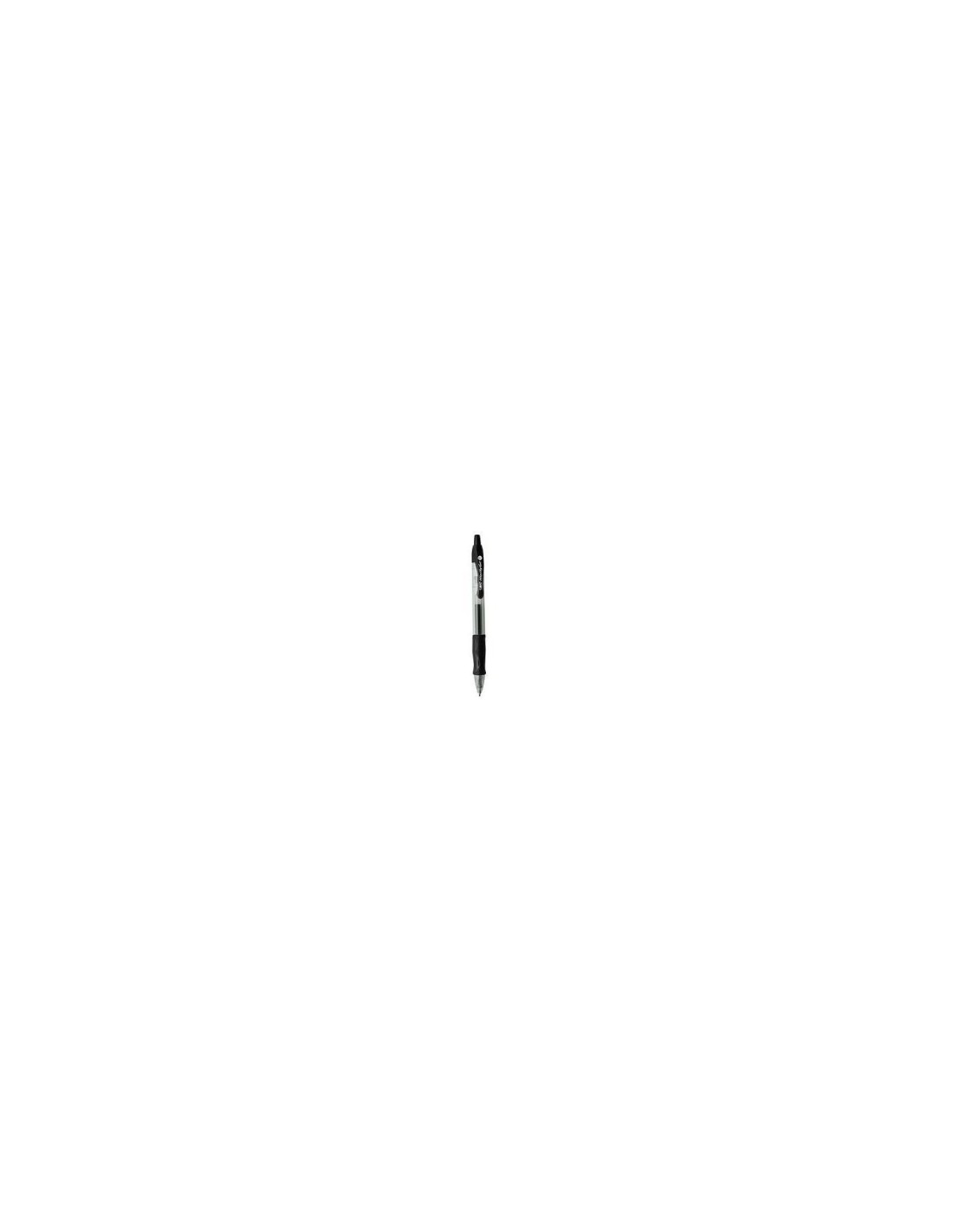 BIC 829157 bolígrafo Negro Bolígrafo de punta retráctil con pulsador 12 pieza(s)