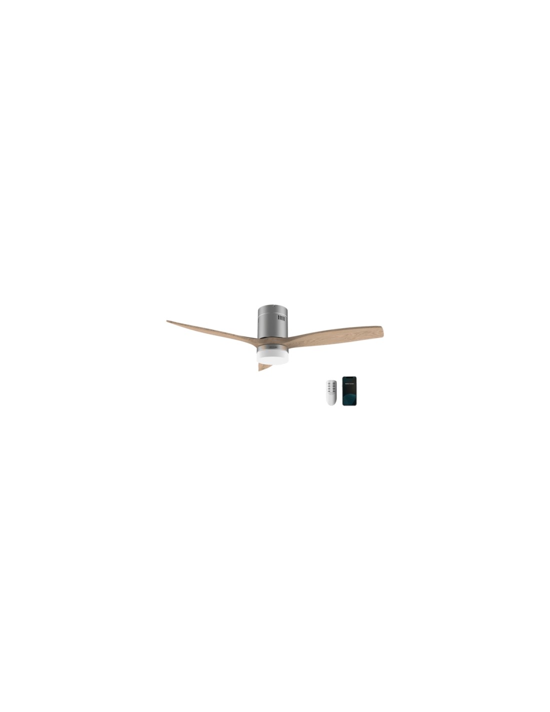 Cecotec 08240 ventilador Acero, Madera
