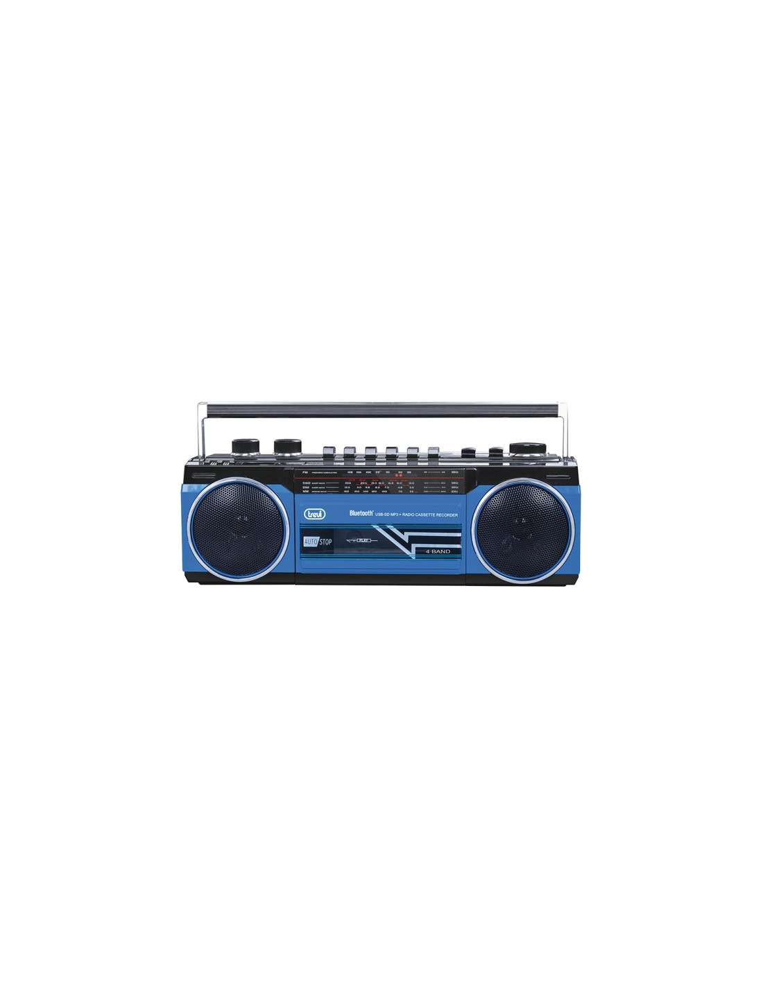 Trevi RR 501 BT Personal Analógica Negro, Azul