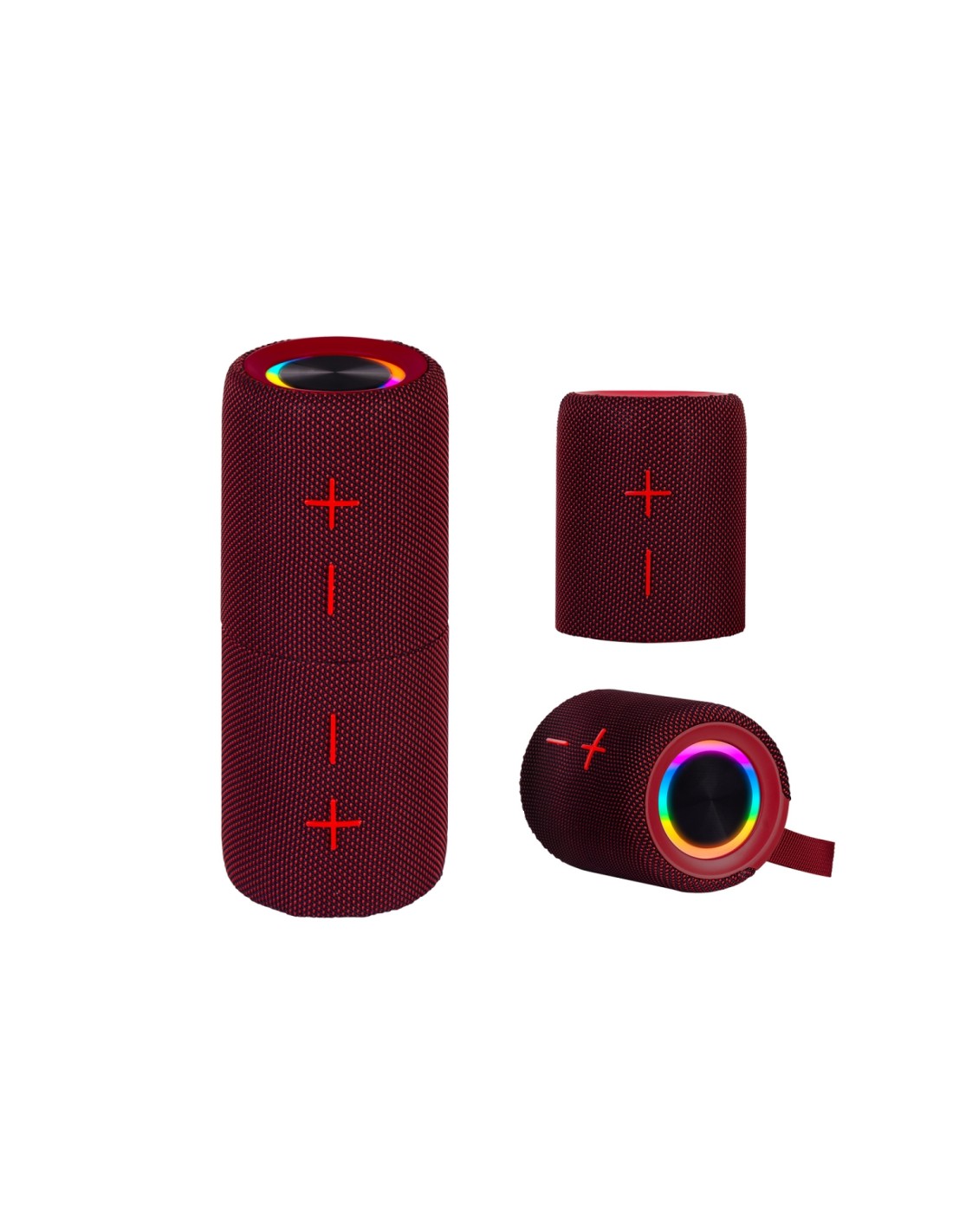 Trevi XR 8A44 DOUBLE Altavoz portátil estéreo Rojo 20 W