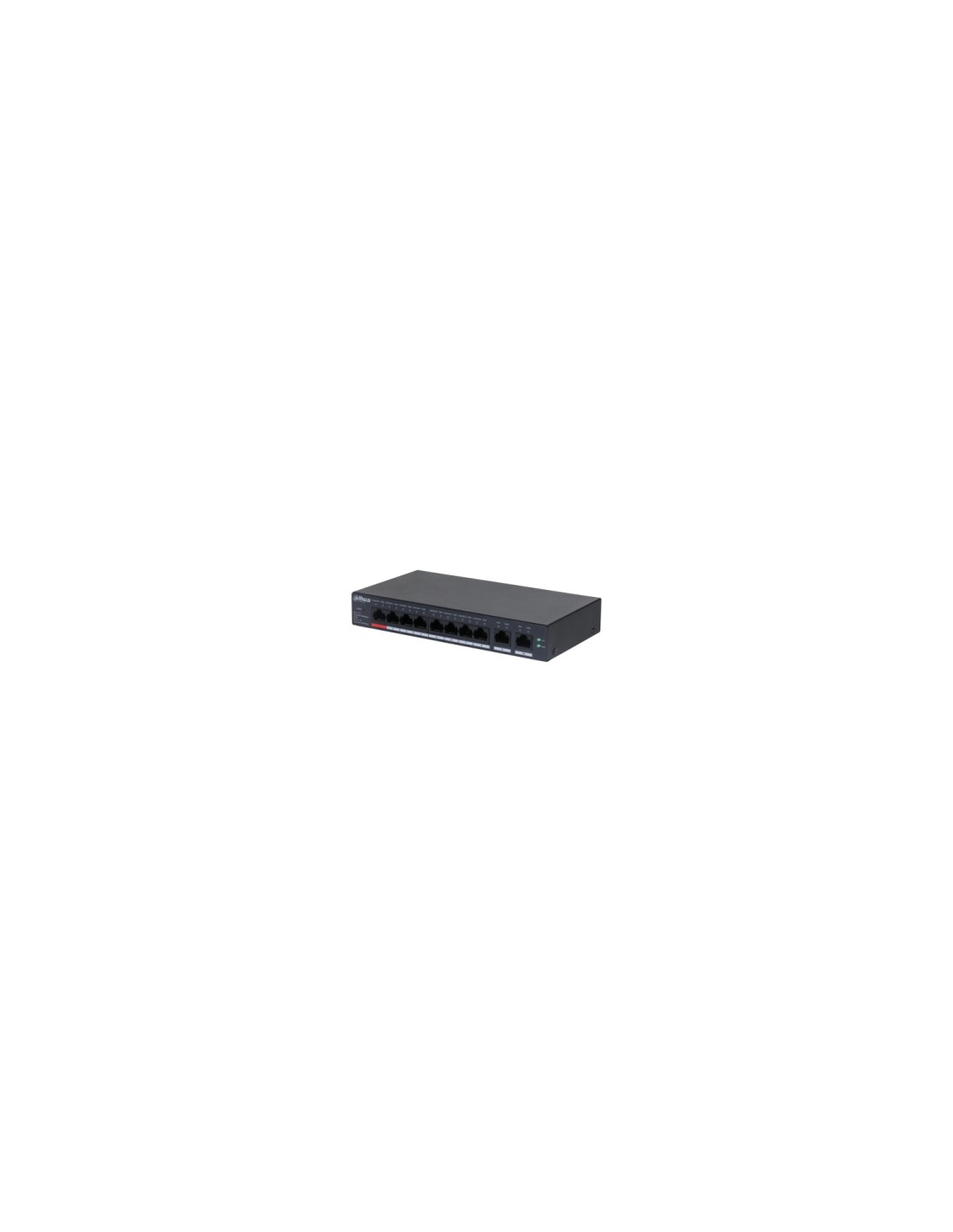 Dahua Technology DH-CS4010-8GT-110 switch Gestionado L2 Gigabit Ethernet (10/100/1000) Energía sobre Ethernet (PoE) Negro