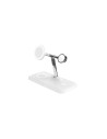 HYPER HJ3004WHGL cargador de dispositivo móvil Auriculares, Smartphone, Reloj inteligente Plata, Blanco CC, USB Cargador inalámb