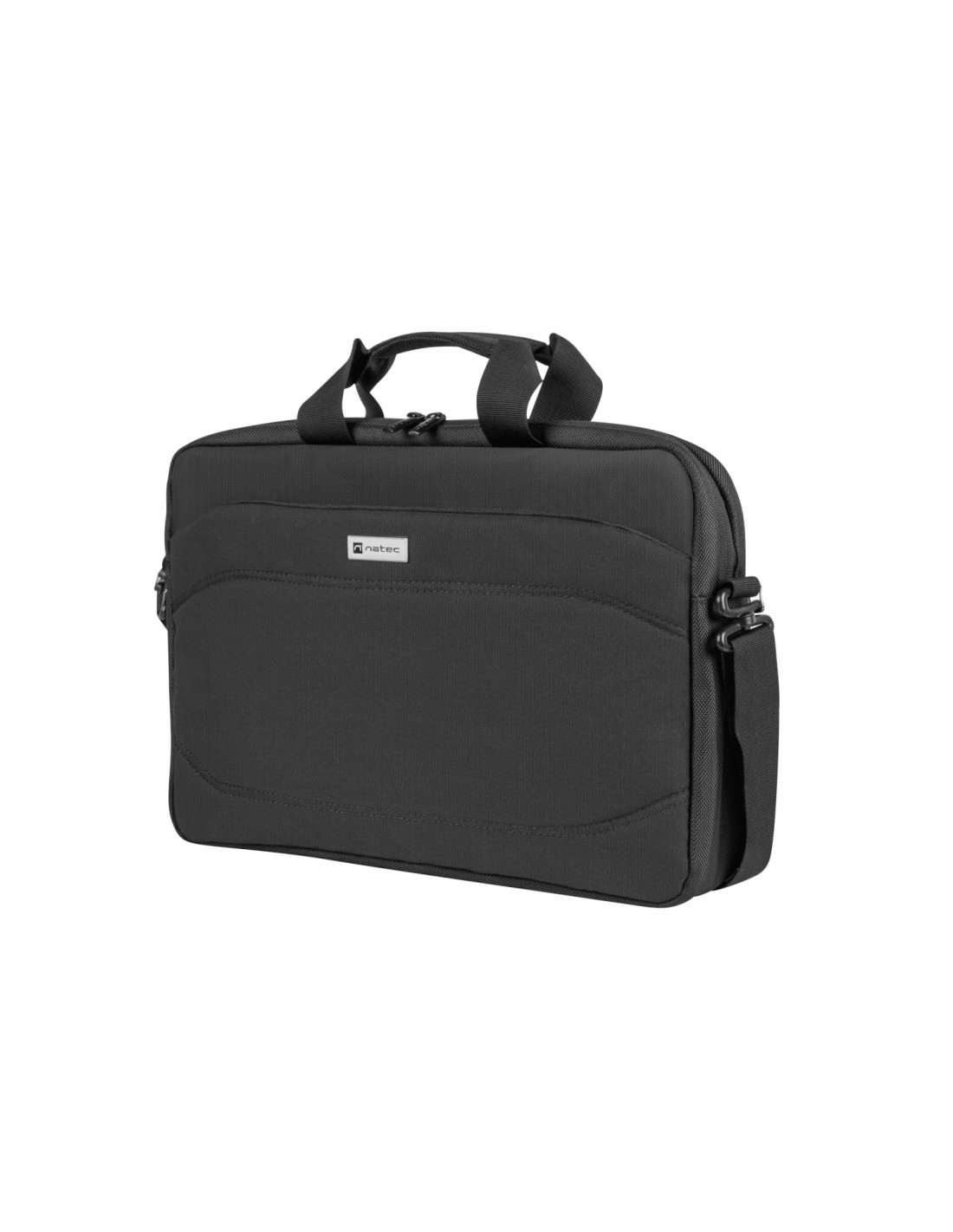 NATEC Nanger 35,8 cm (14.1") Maletín Negro