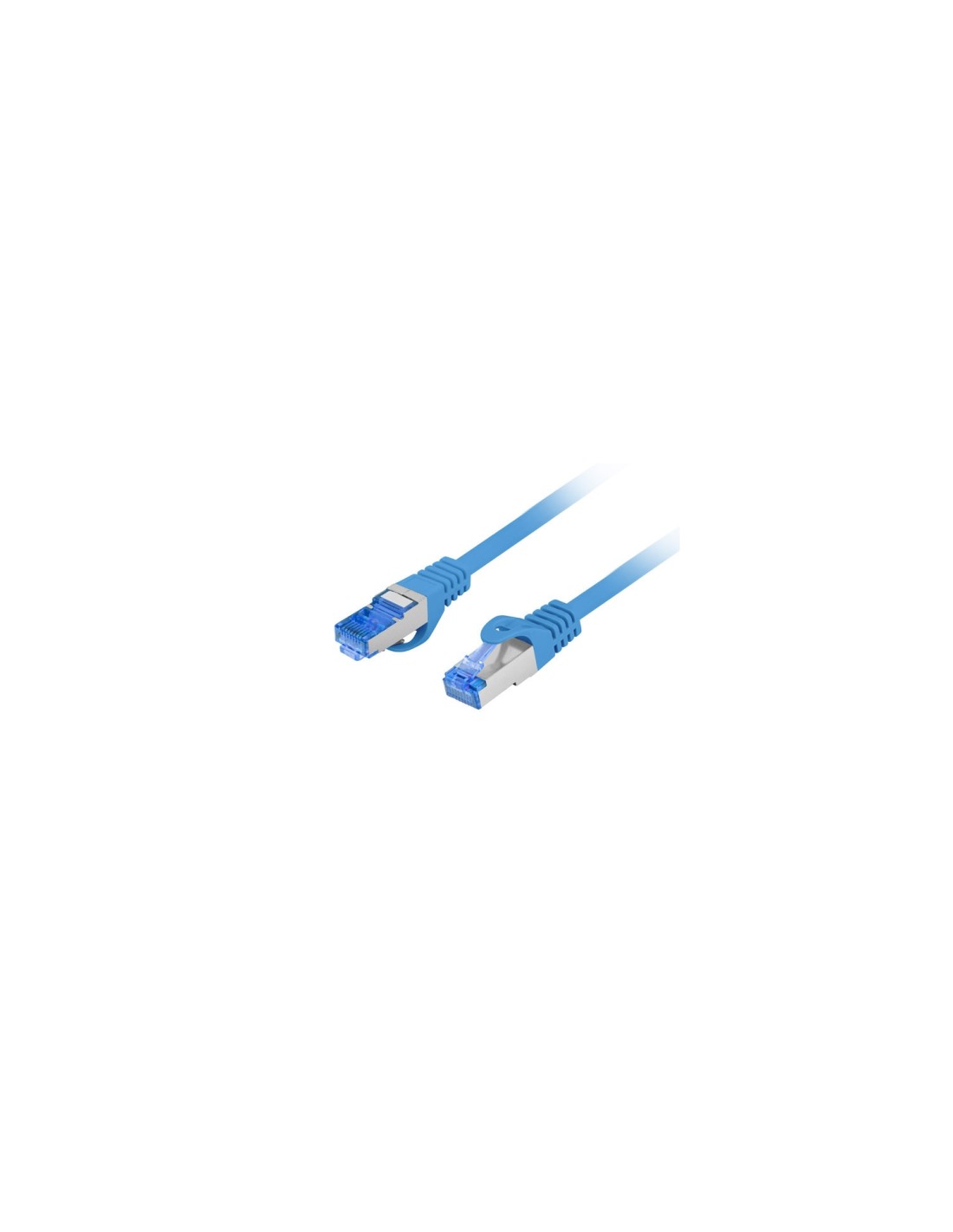 Lanberg PCF6A-10CC-0025-B cable de red Azul 0,25 m Cat6a S/FTP (S-STP)