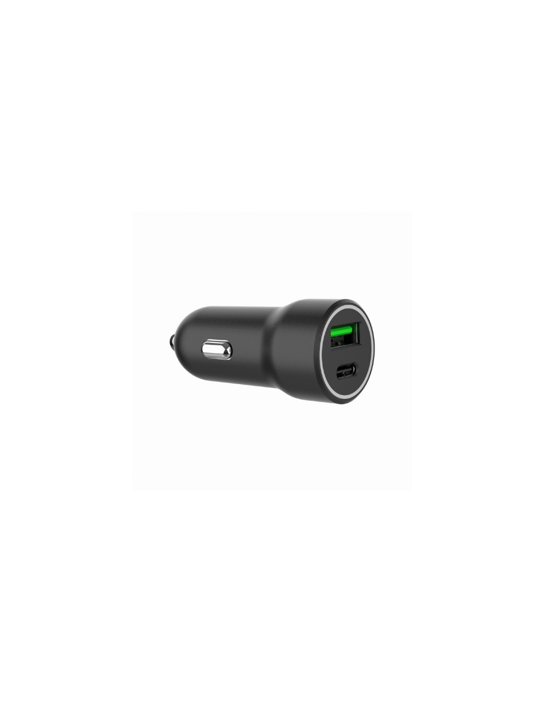 Gembird TA-UC-A2PDQC20-CAR-01 cargador de dispositivo móvil Universal Negro Encendedor de cigarrillos Carga rápida Auto