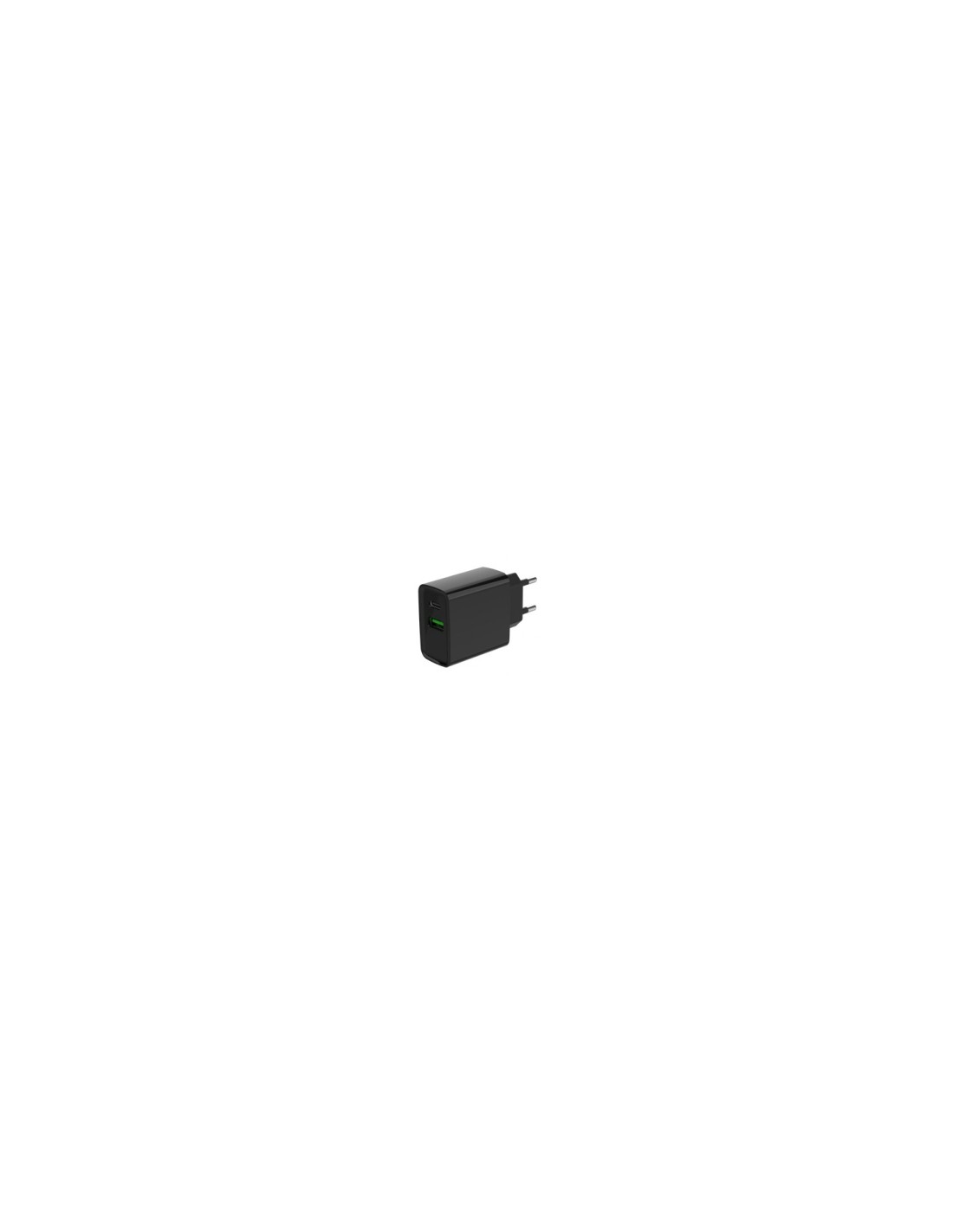 Gembird TA-UC-PDQC20-01-BK cargador de dispositivo móvil Universal Negro Corriente alterna Carga rápida Interior