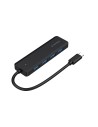 Gembird UHB-CM-U3P4P-01 hub de interfaz USB 3.2 Gen 1 (3.1 Gen 1) Type-C Negro