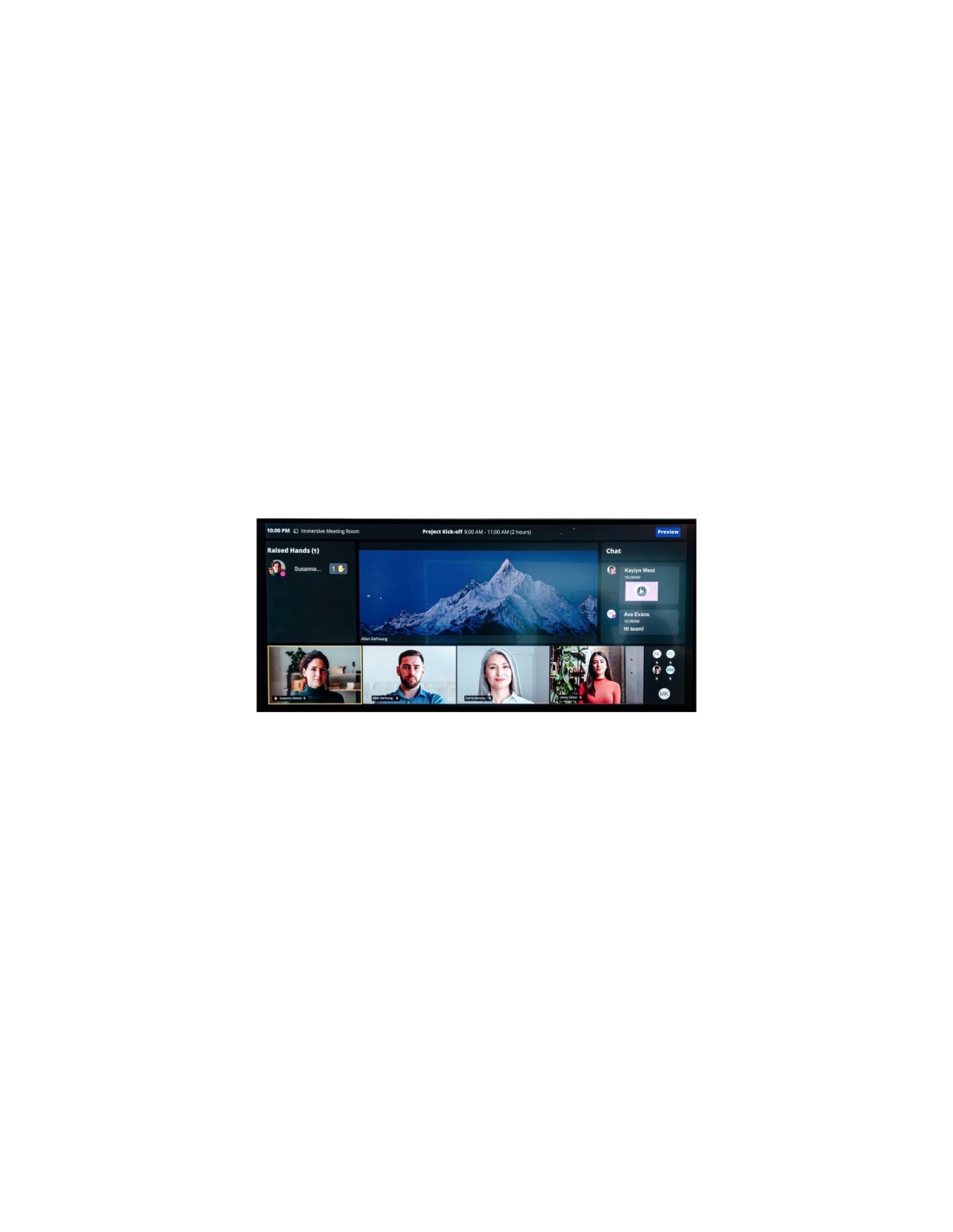 MAXHUB UW105NA pantalla de señalización Pantalla plana para señalización digital 2,67 m (105") LCD Wifi 5K Ultra HD Negro