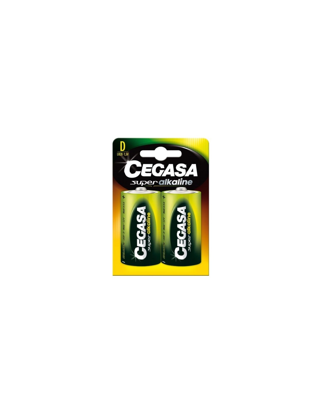 Cegasa Bl.LR20 Batería de un solo uso D Alcalino