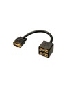Lindy 41214 cable VGA 0,18 m VGA (D-Sub) Negro