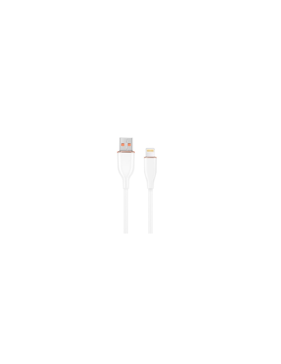 Gembird CC-USB2S-AM8PM-1.5M-W cable de conector Lightning 1,5 m
