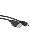Netlock OTG-MNB2 cable USB USB 2.0 0,15 m USB A Mini-USB B Negro