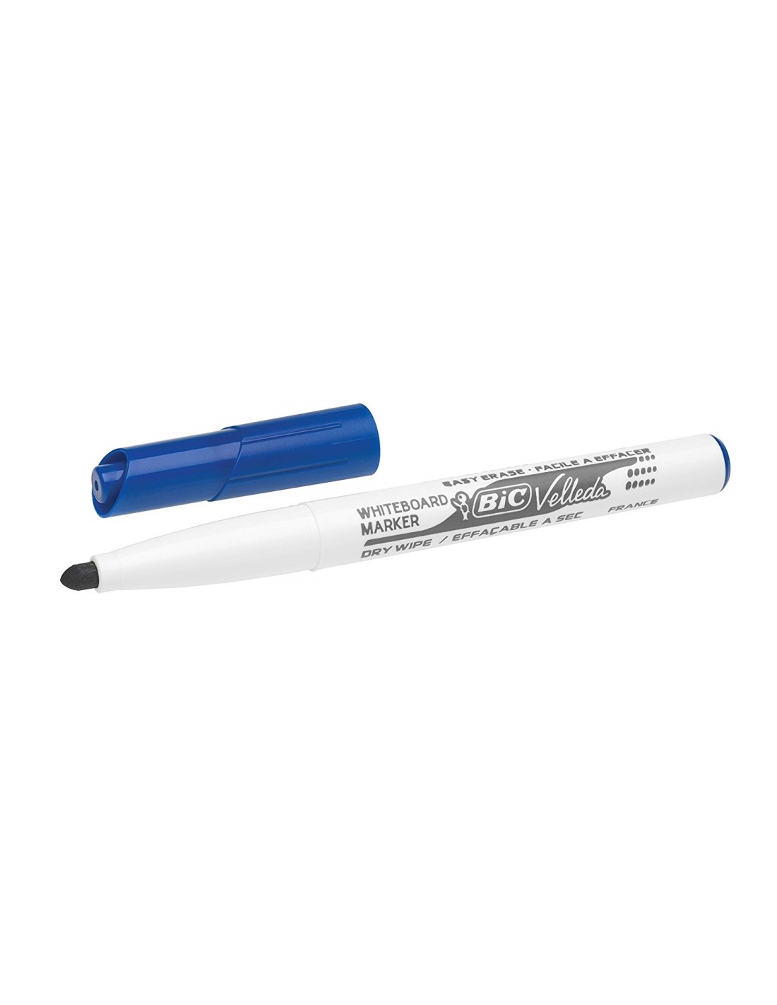 BIC Velleda 1741 marcador 12 pieza(s) Punta redonda Azul