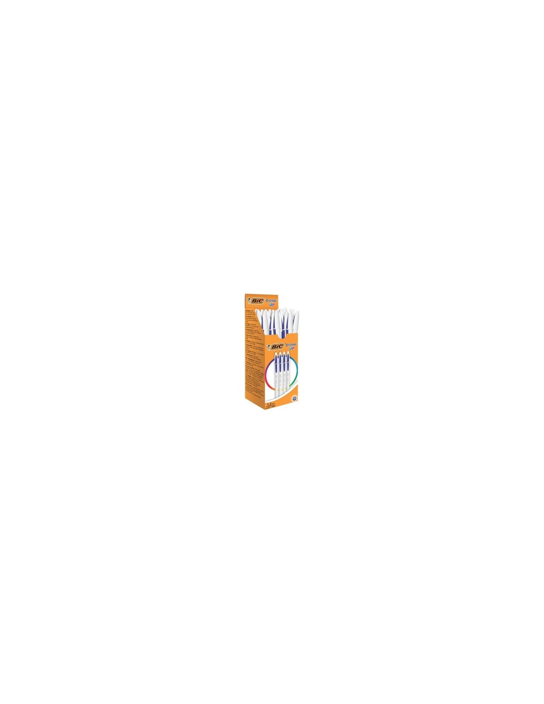 BIC Cristal Up Azul Bolígrafo Medio 20 pieza(s)