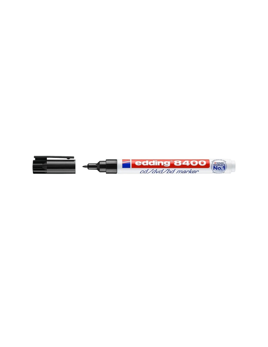 Edding 8400 marcador permanente Punta redonda Negro 1 pieza(s)