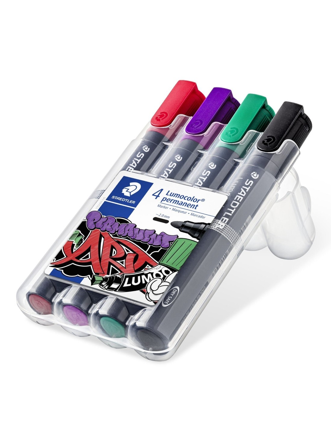 Staedtler Lumocolor permanent marker 352 marcador permanente 4 pieza(s)