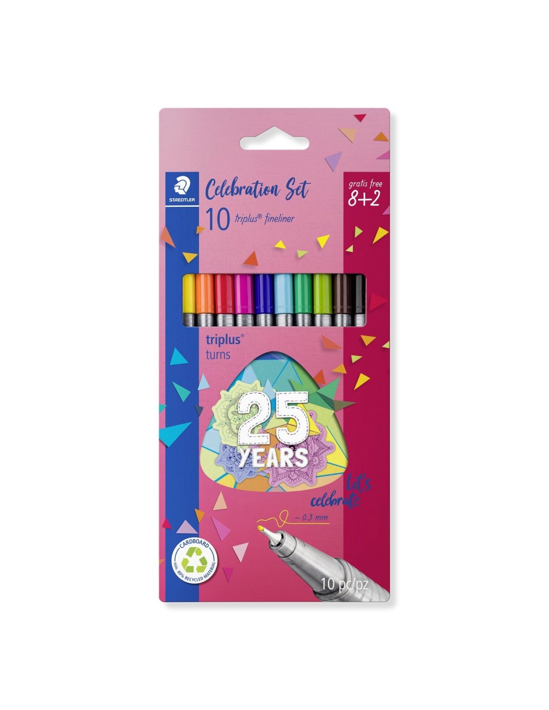 Staedtler triplus fineliner 334 rotulador de punta fina 10 pieza(s)