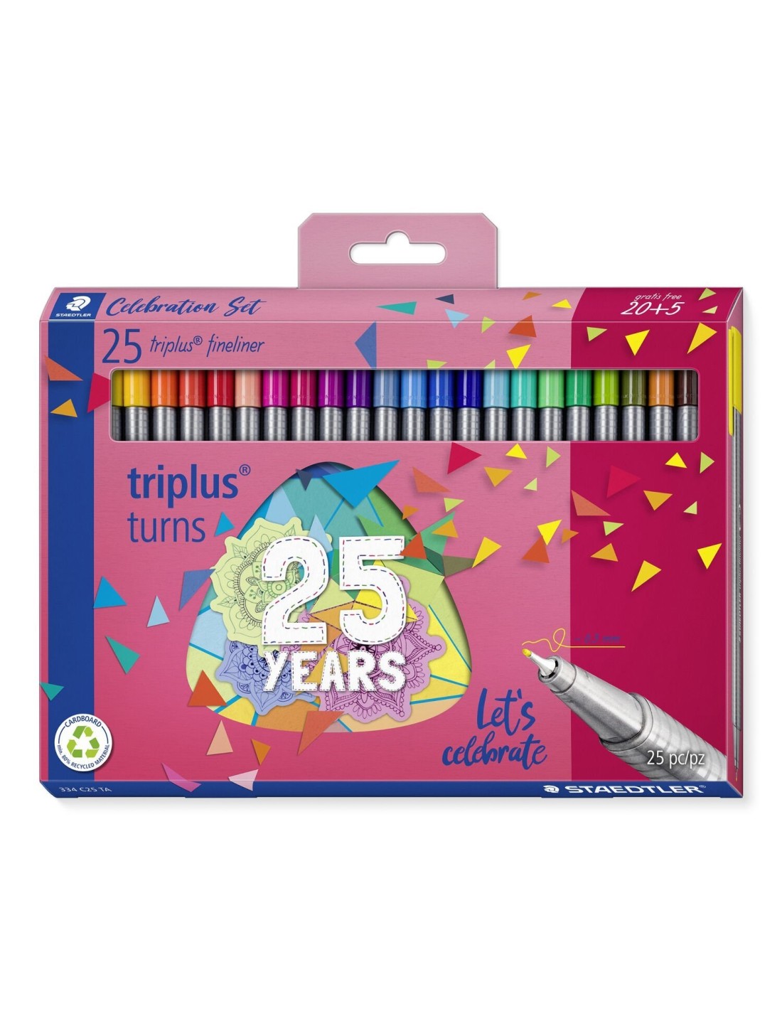 Staedtler triplus fineliner 334 rotulador de punta fina 25 pieza(s)