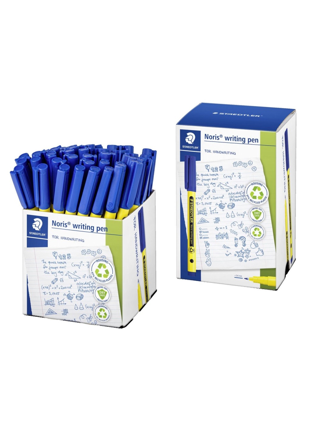 Staedtler Noris rotulador de punta fina Fino Azul