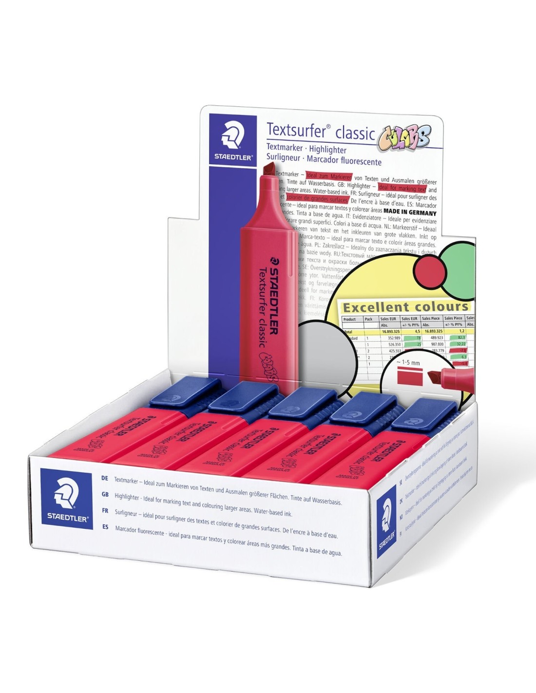 Staedtler Textsurfer classic 364 C marcador 1 pieza(s) Rojo