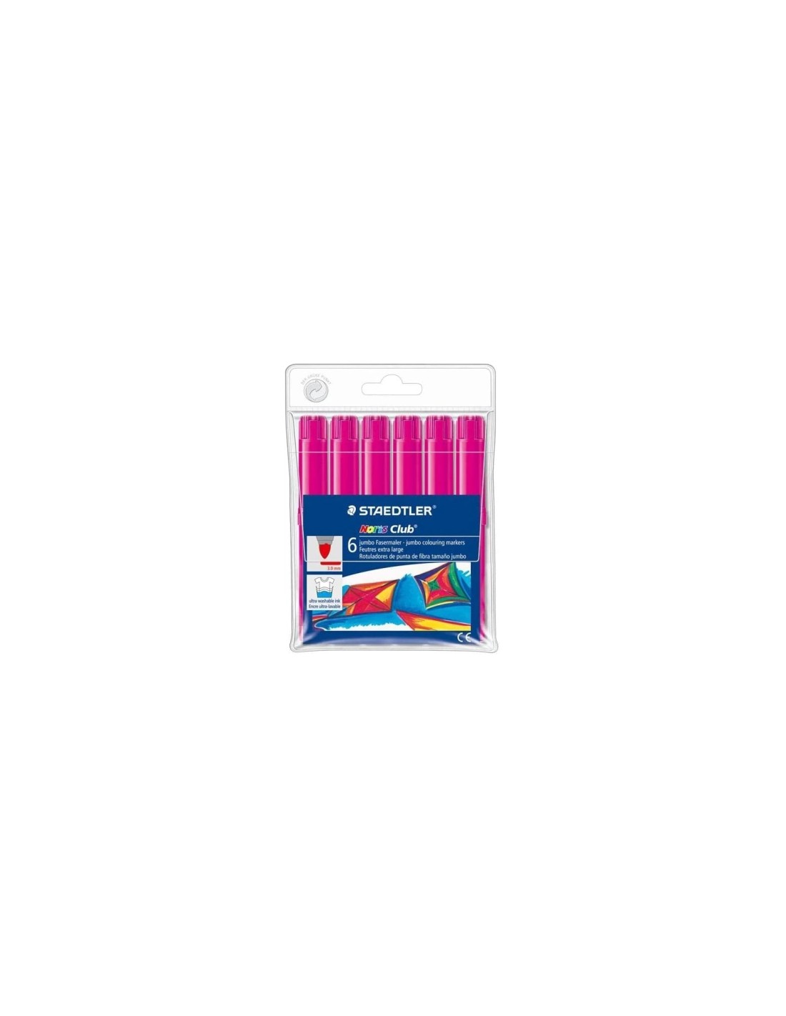 Staedtler Noris Club marcador 6 pieza(s) Rosa
