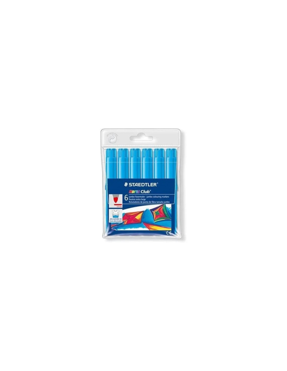 Staedtler Noris Club marcador 6 pieza(s) Azul