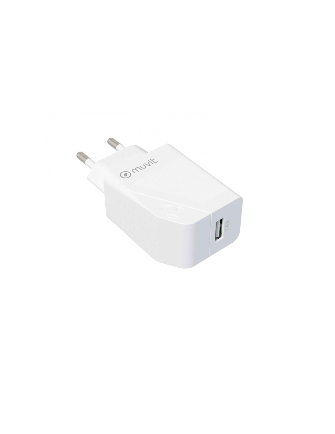 Muvit MCACC0002 cargador de dispositivo móvil Universal Blanco Corriente alterna Interior
