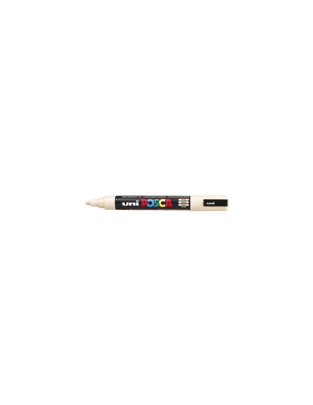 POSCA uni PC-5M marcador 1 pieza(s) Punta redonda Beige