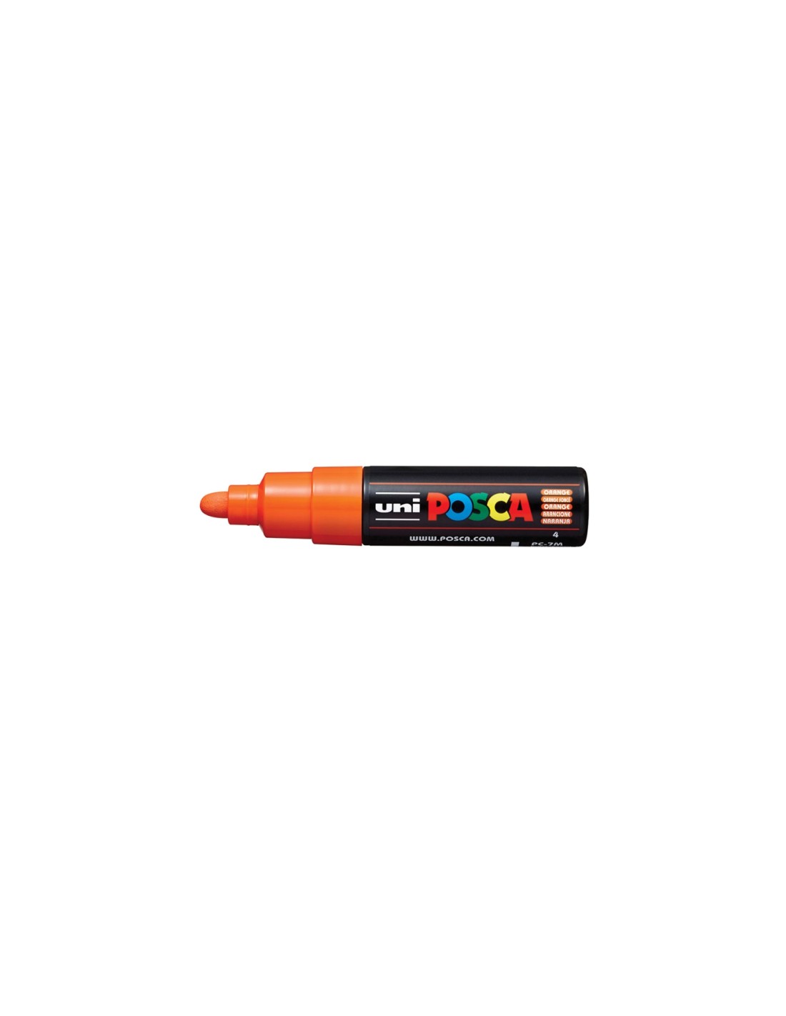 Uni-Ball ChalkGlass PC-7M Naranja