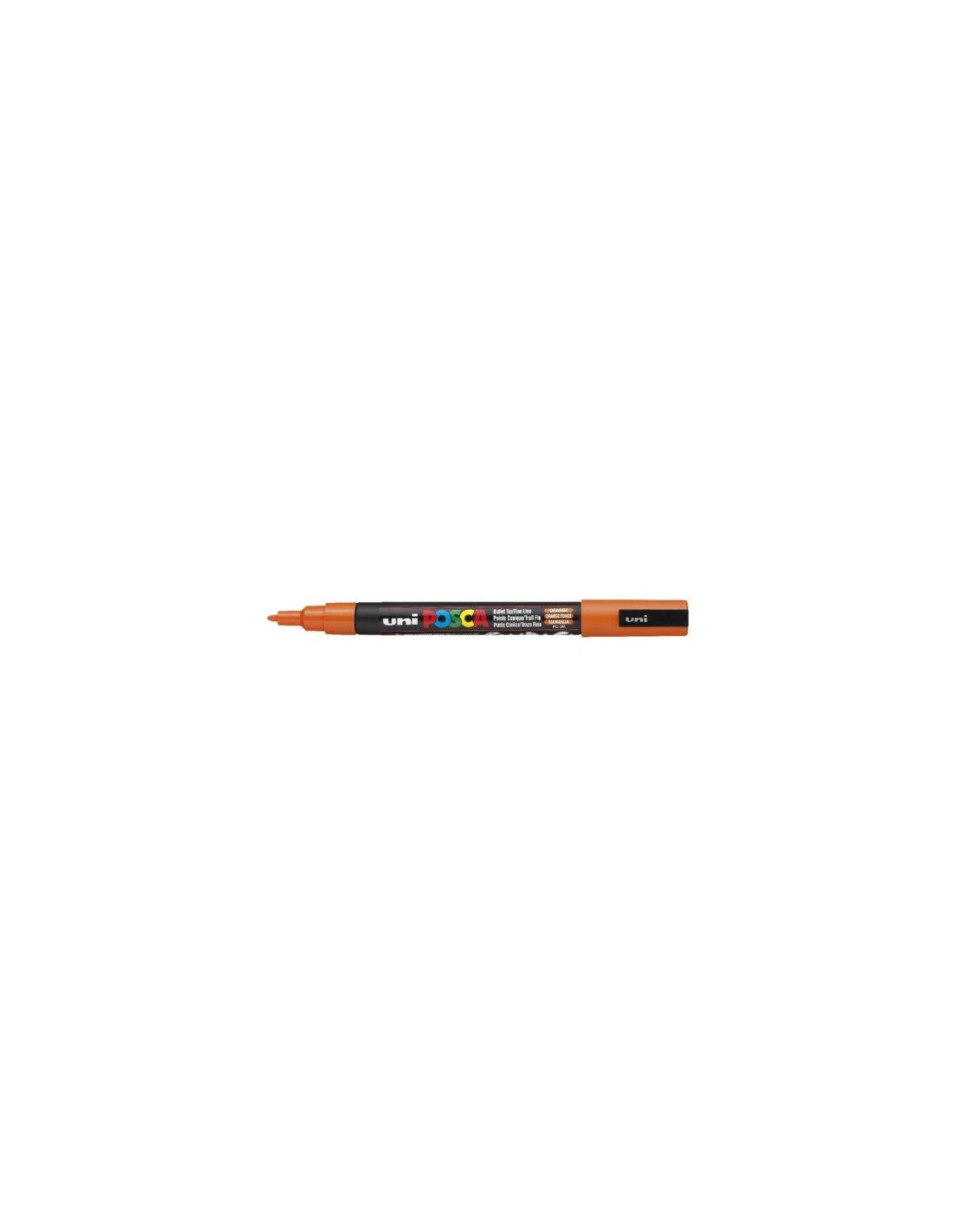 POSCA uni PC-3M marcador 1 pieza(s) Punta redonda Naranja