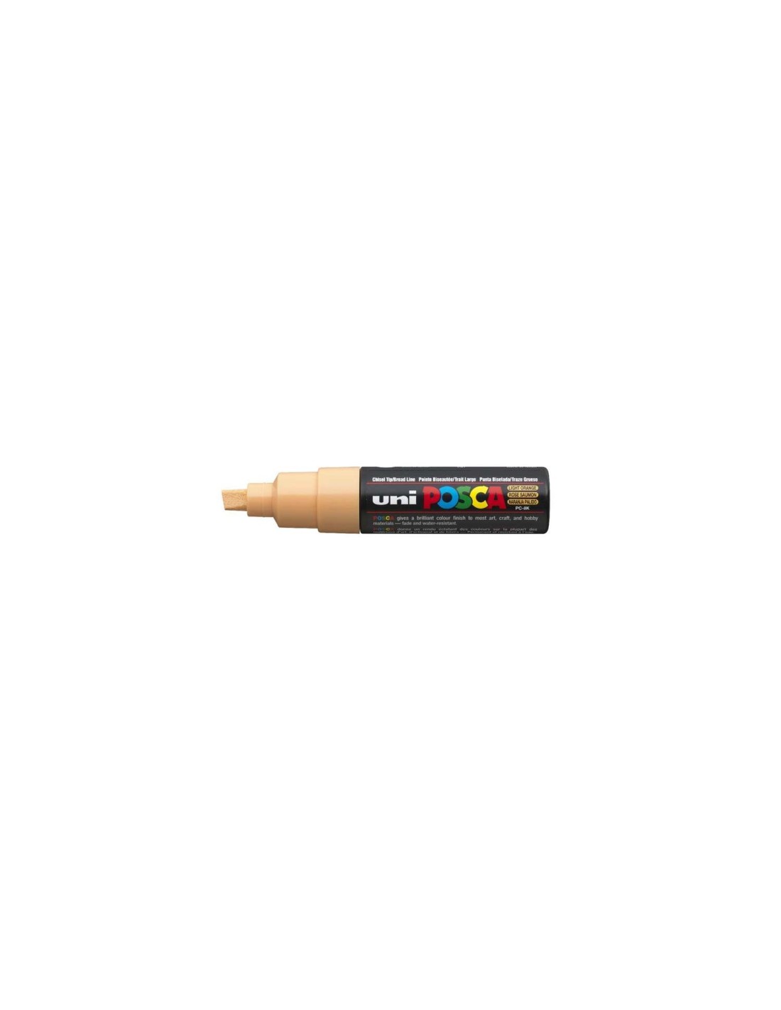 POSCA uni PC-8K marcador 1 pieza(s) Punta de cincel Naranja