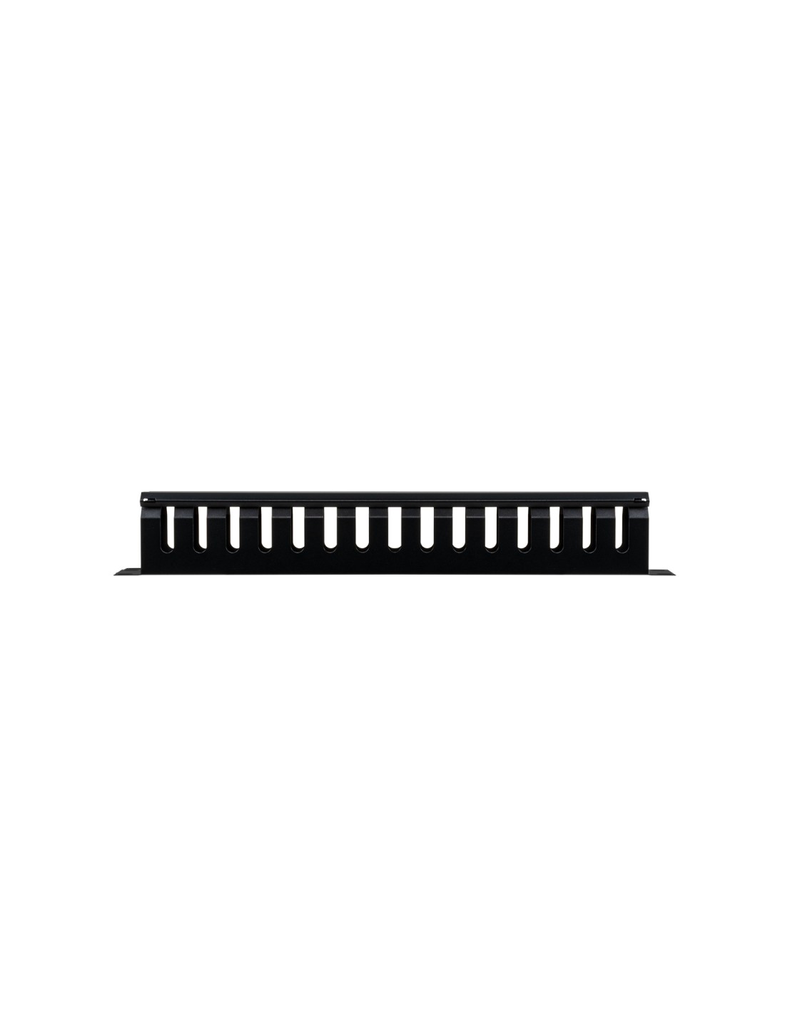 aiten data Organizador de Cables Metalico 1U/2U con Tapa