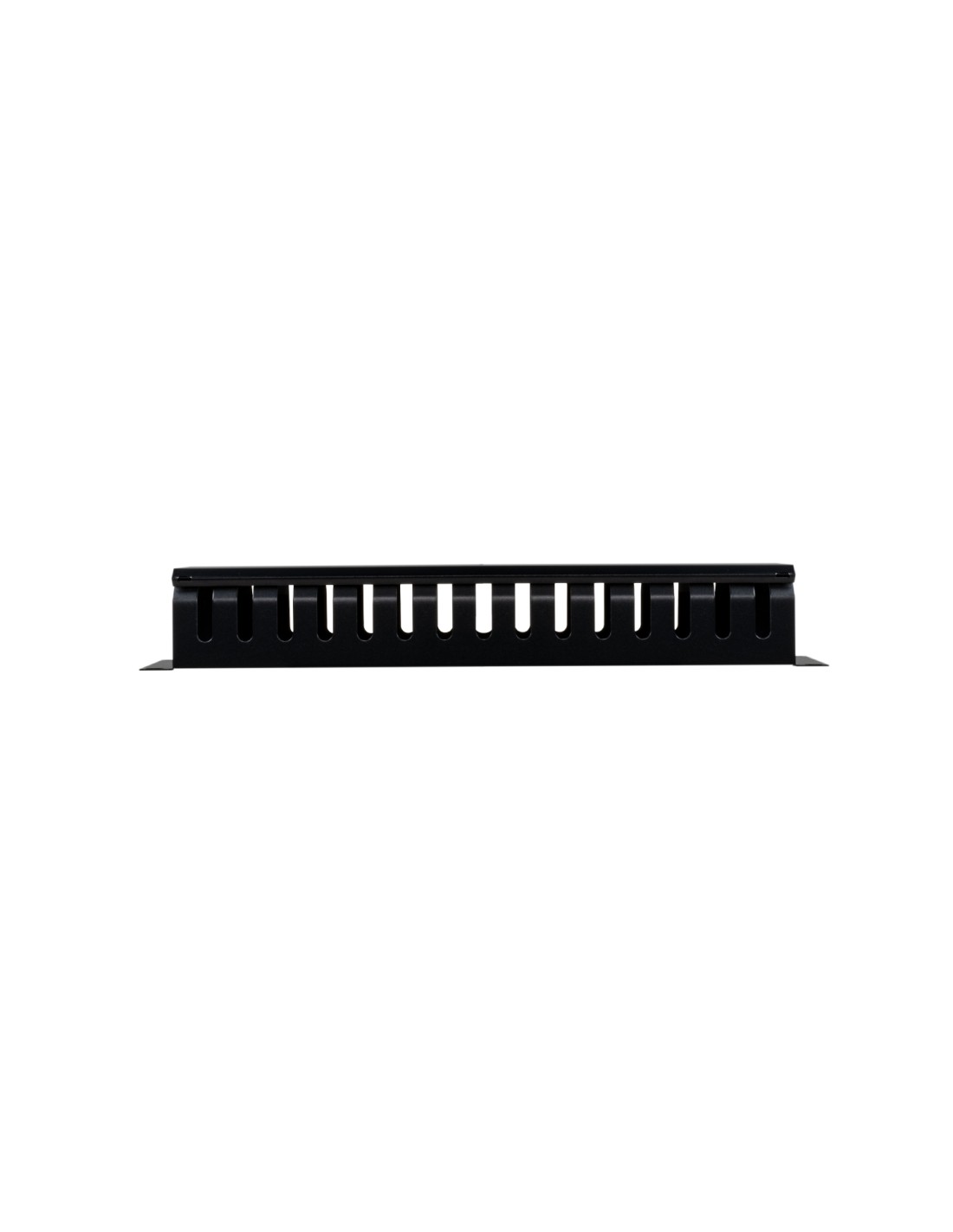 aiten data Organizador de Cables Metalico 1U/2U con Tapa