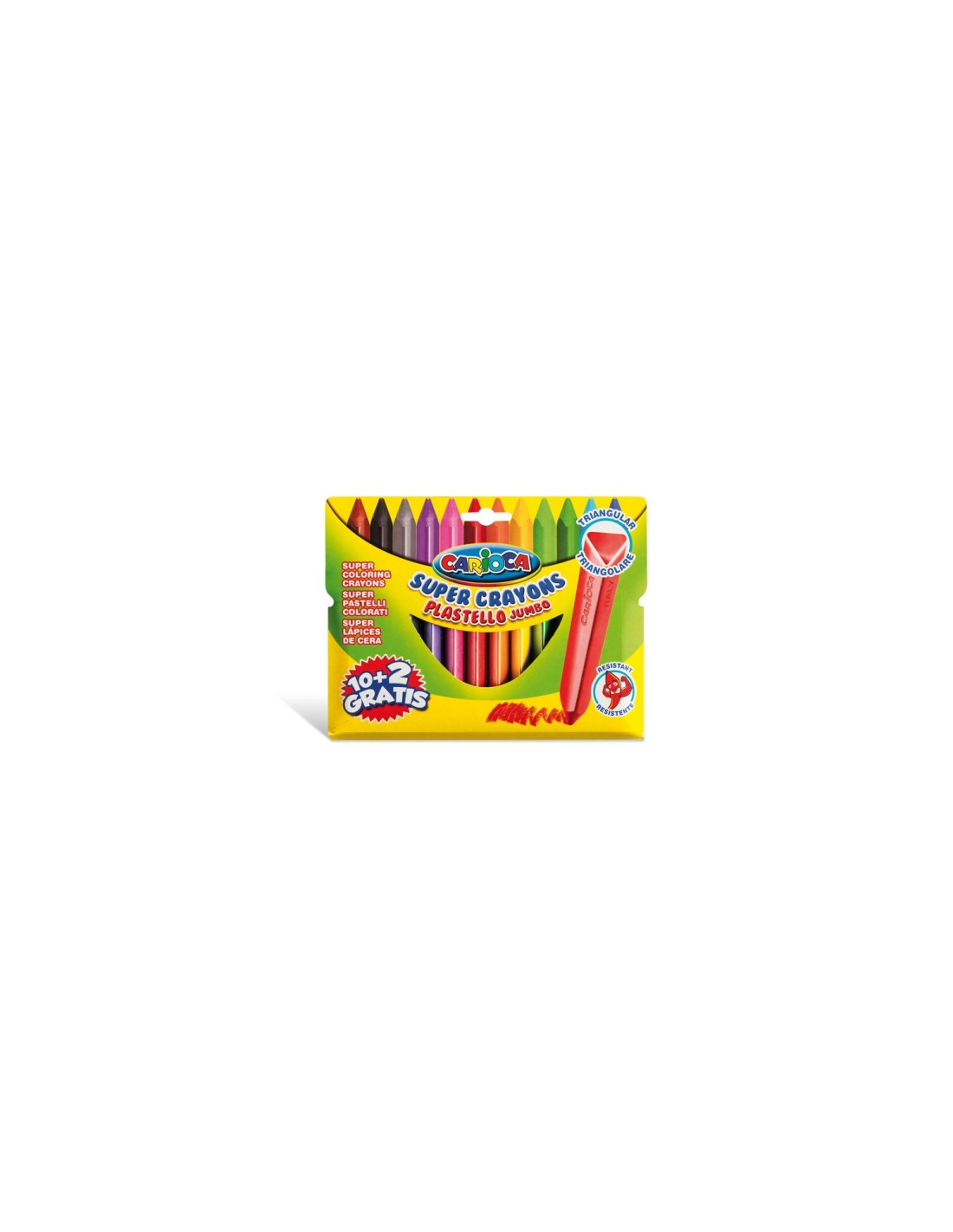 Carioca Plastello Jumbo 12 pieza(s)