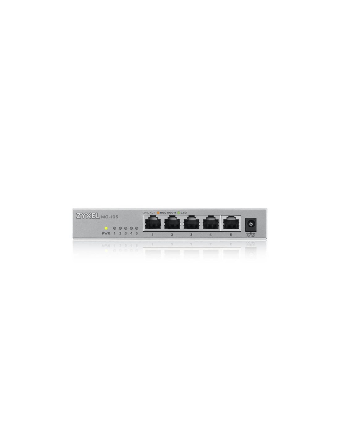 Zyxel XMG-105 No administrado 2.5G Ethernet (100/1000/2500) Gris