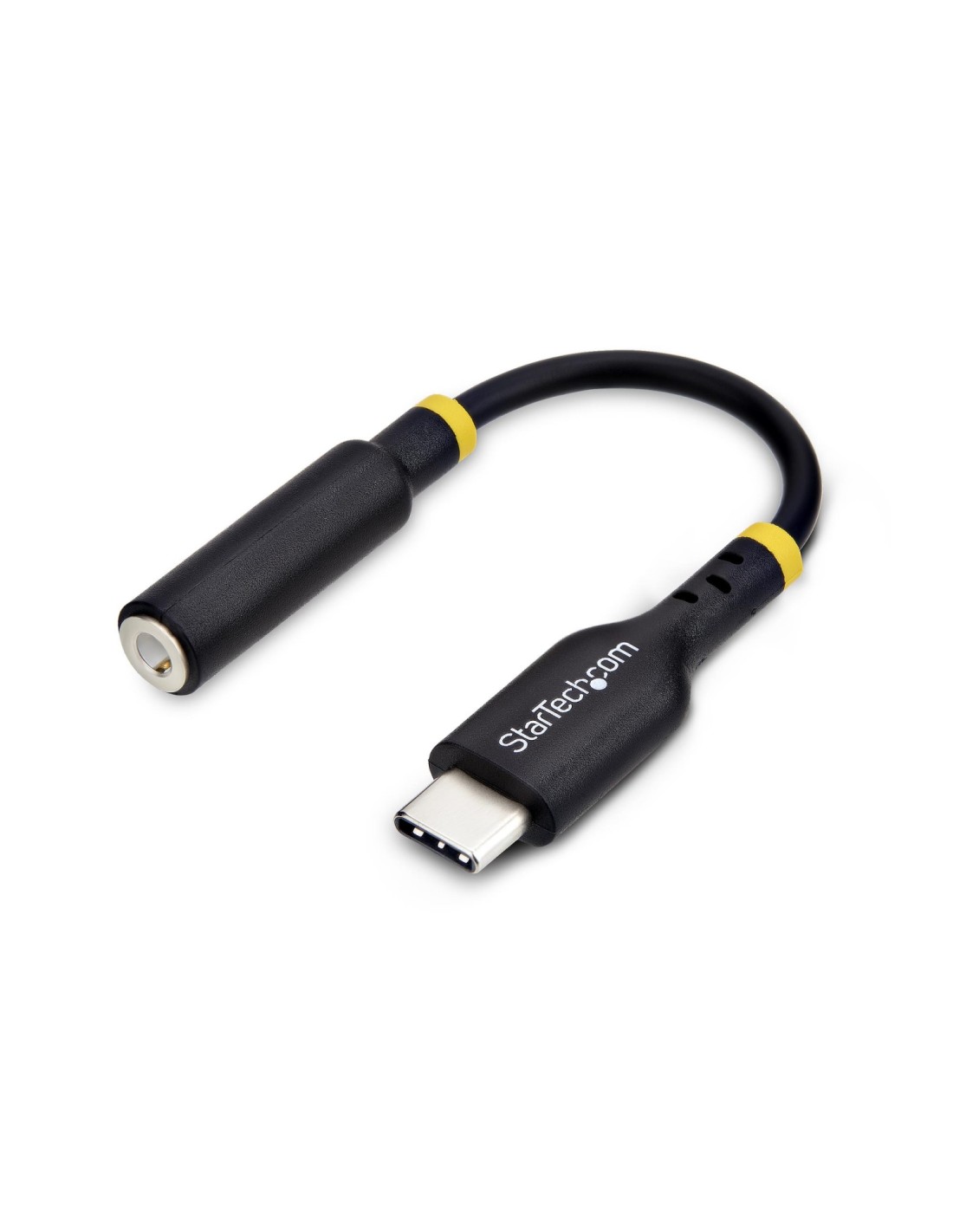 StarTech.com Adaptador de Audio USB-C a 3,5mm TRRS Minijack - Adaptador de Audio USB Tipo C para Auriculares con Micrófono - DAC