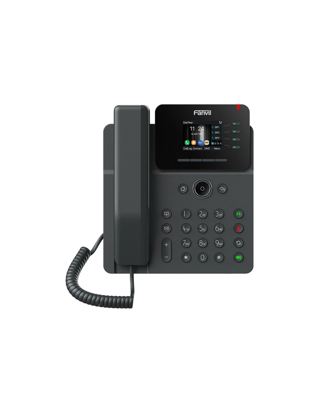 Fanvil V61G teléfono IP Negro 4 líneas LCD