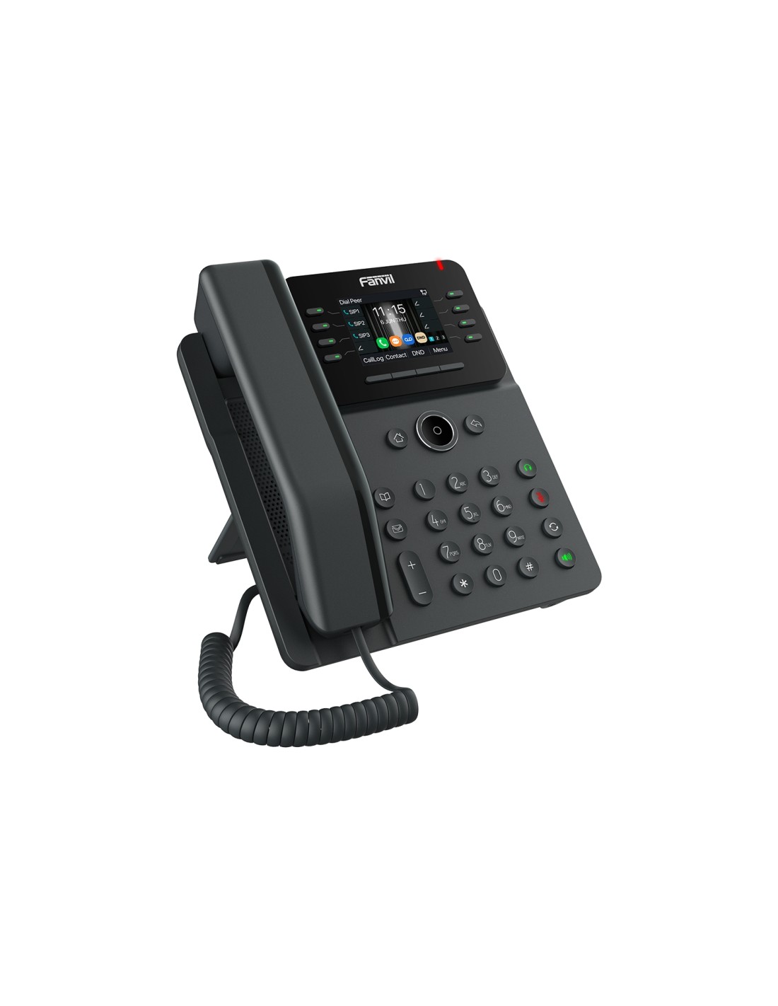 Fanvil V62W teléfono IP Negro 12 líneas LCD