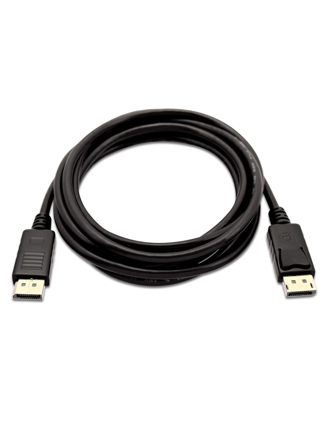 V7 DisplayPort a DisplayPort de 3 metros color negro