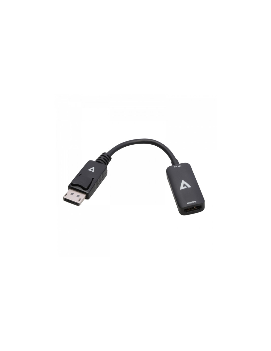 V7 V7DPHDMIACTV adaptador de cable de vídeo DisplayPort HDMI Negro