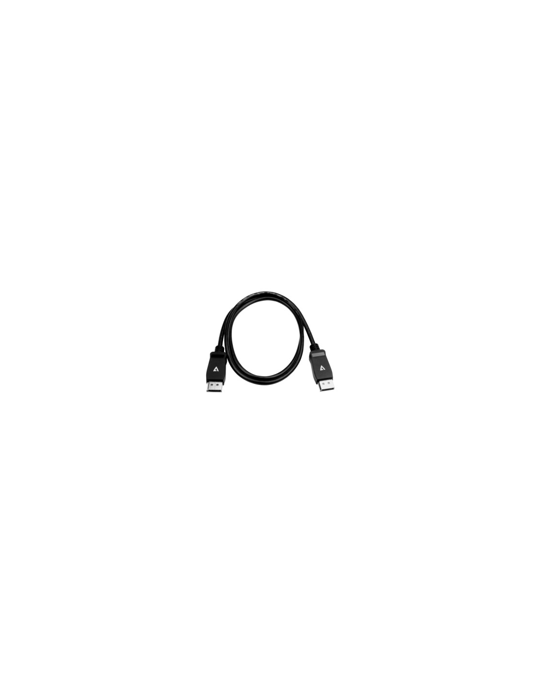 V7 Cable de vídeo negro Pro DisplayPort macho a DisplayPort macho 1m