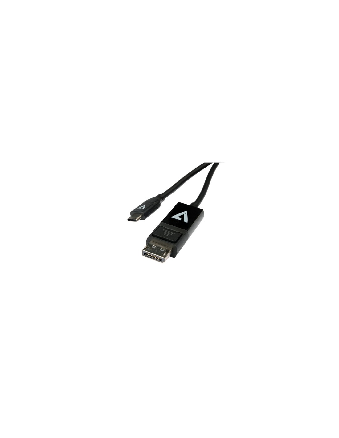 V7 V7UCDP-2M cambiador de género para cable USB Type-C 3.2 Gen 1 DisplayPort Negro